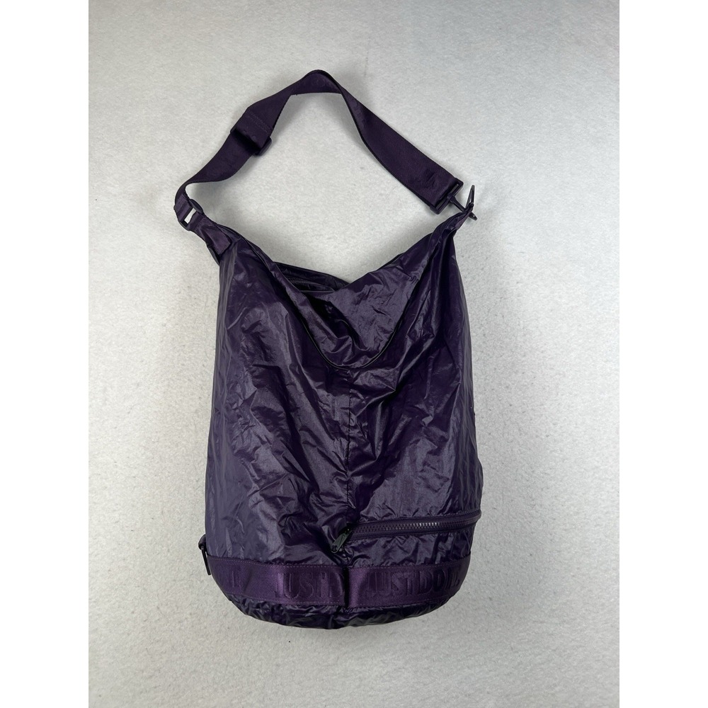 Nike Club Just Do It Bucket Sling Shoulder Packable Bag, Purple, Nylon